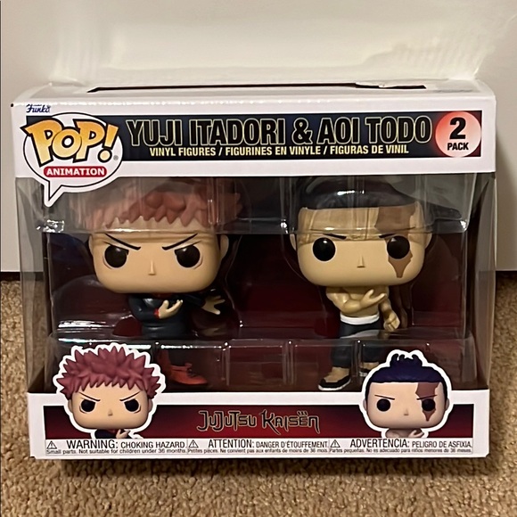 Funko Pop! Animation: JJK - 2 Pack Yuji Itadori & Todo - Jujutsu Kaisen